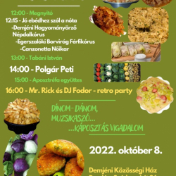 XIII. Káposztás Étkek Napja
