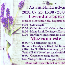 Levendula udvar és Múzeumi este