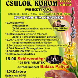 Idényzáró Csülök, Köröm Sütő-Főző Fesztivál