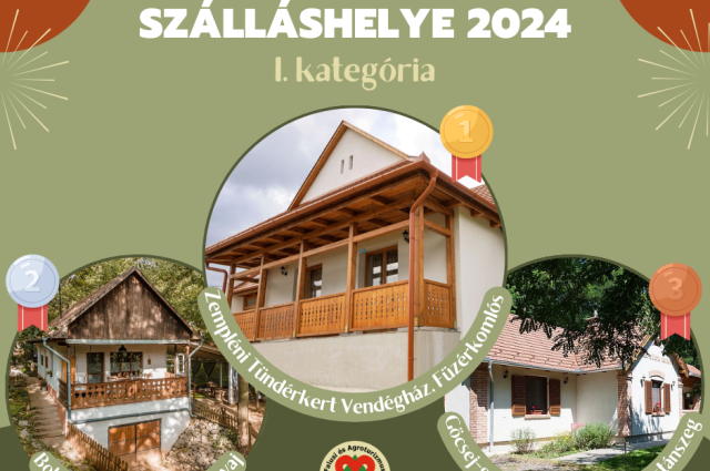 "Év Falusi Szálláshelye" 2024 verseny I. kategória