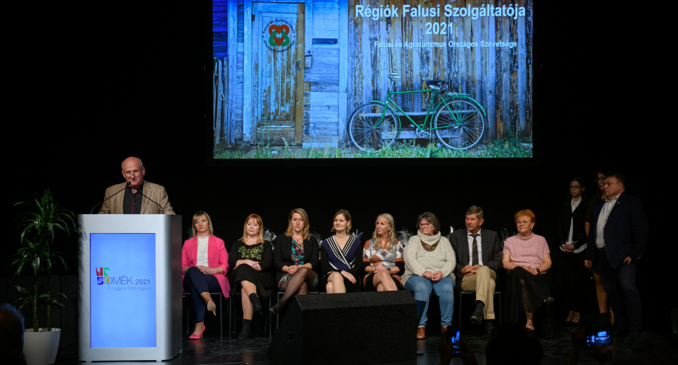 Régiók Falusi Szolgáltatója 2021 díjátadó