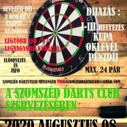 I. Gógánfai nyílt páros steel darts verseny