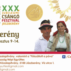 XXX. Csángó Fesztivál Jászberény
