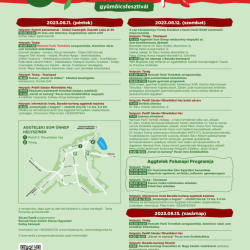 AGGTELEKI SOM ÜNNEP 2023. GYÜMÖLCSFESZTIVÁL SOMTERMÉKEK VERSENYÉVEL, ELŐADÁSOKKAL, KÉZMŰVES VÁSÁRRAL