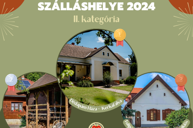 "Év Falusi Szálláshelye" 2024 verseny II. kategória