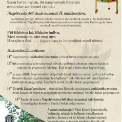 Börzsönyi Búcsú 2020