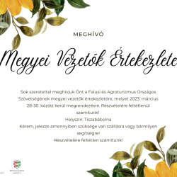 Megyei Vezetők Értékezlete