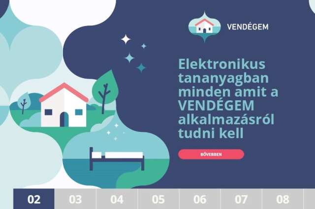 Elektronikus tananyag a VENDÉGEM alkalmazáshoz