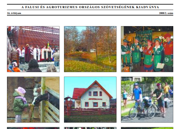 FALUSI TURIZMUS TÁJÉKOZTATÓ 2008/2. SZÁM