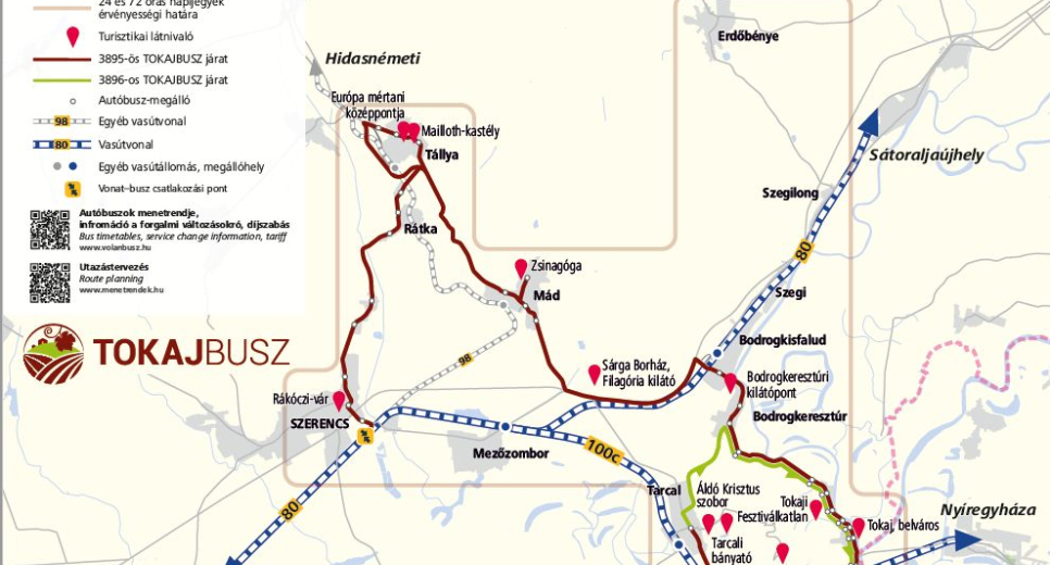 Tokajbusszal és napijeggyel "borongolhatjuk" be a világörökségi borvidéket