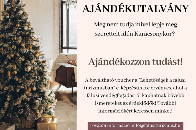 AJÁNDÉKOZZON TUDÁST KARÁCSONYRA!