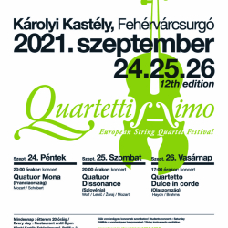 Quartettissimo  XII. Európai Vonósnégyes Fesztivál
