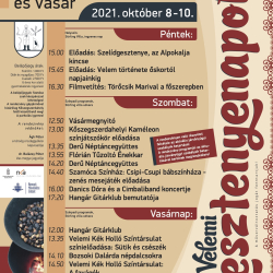 Velemi Gesztenyenapok- Hagyományőrző, Gasztronómiai Ünnepet és Vásárt