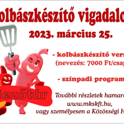KOLBÁSZTÖLTŐ VIGADALOM 2023