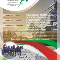 42. KÖSELY KUPA, HAJDÚSZOBOSZLÓI LOVASFESZTIVÁL