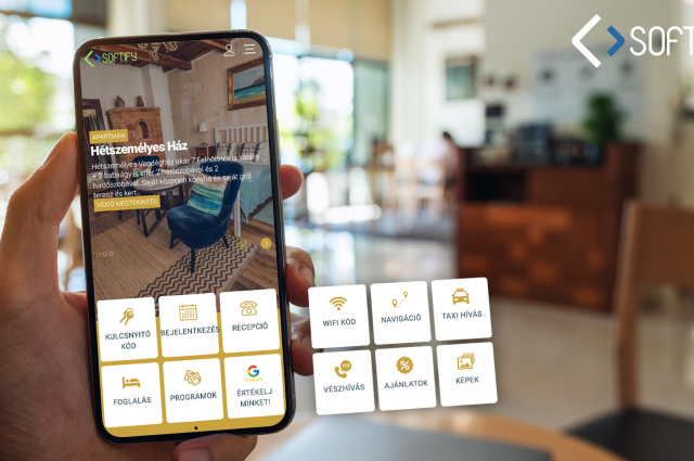 Softify OkosSzállás Applikáció - Egyszerűbb adminisztráció, több közvetlen foglalás