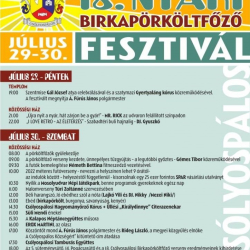 18. Nyári Birkapörköltfőző Fesztivál