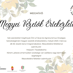 Megyei Vezetők Értékezlete