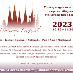 HÉTTORONY FESZTIVÁL 2023. VILÁGZENEI KONCERTEK MAKOVECZ IMRE TEREIBEN